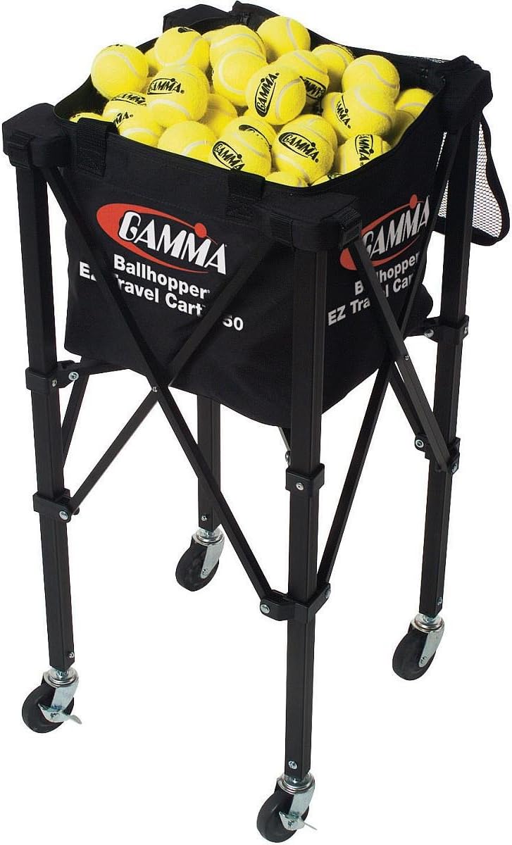 Gamma BALLHOPPER EZ Travel Tennis Ball CART : Sports & Outdoors