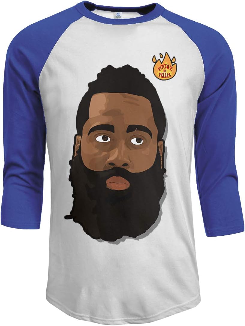 DLAZANA MVP Harden 13 Cotton 3/4 Sleeves T Shirts for Men