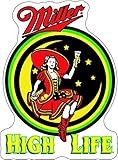 Miller High Life Beer Vinyl Sticker Decal 4