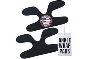 BOXUM SKI & SNOWBOARD Boxum Ski Boot Ankle Wrap Pads Neoprene with Self-Adhesive Backing - Custom-Fit Snowboard & Ski Boot Fitting Pads for Comfort & Pressure Relief - USA Made Liner Padding for Skiing (Large)