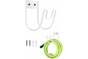 Garden Hose Holder, Metal Wall Mounted Water Hose Hanger, Solid Hose Hook for Garden Garage Water Hose/Extension Cords/Vacuum