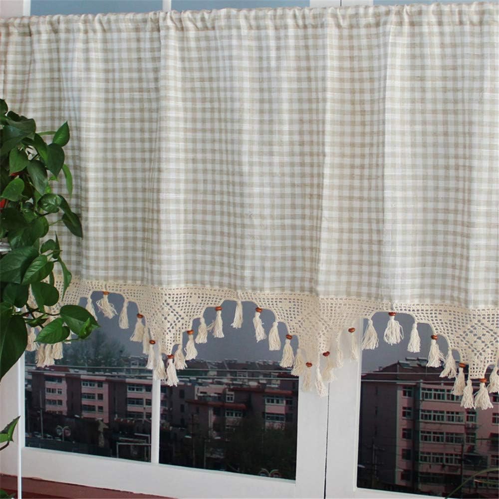 Amazon Com Sfj Ca Handmade Rustic Valances Openwork Floral Window