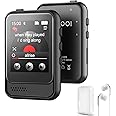 32GB Mp3 Player with Bluetooth for Running, Portable Music Player Built-in Micro SD Card Slot and HD Speaker Support FM Radio Voice Record Video Ebook Alarm Full-Touch Screen