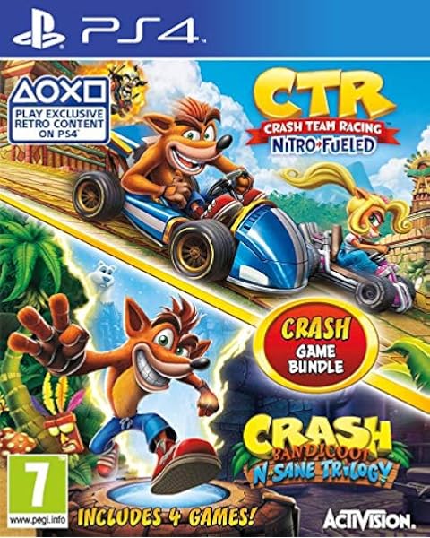 sony ps4 500gb console & crash team racing bundle