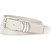 VONMELLI Women's Belt for Jeans Dress Leather Belt for Women Fashion Waist Ladies Belt with Silver Buckle