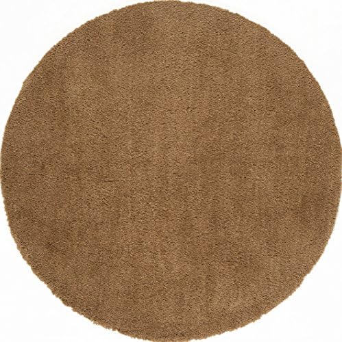 Continental Rug Company Cloud Shag Rug, 3' Round, Gold