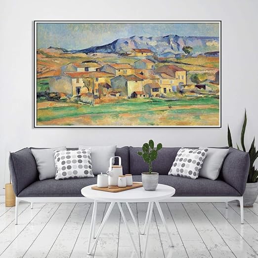 Tzxdbh Pintura Al Oleo Sobre Lienzo Campo Carteles E Impresiones