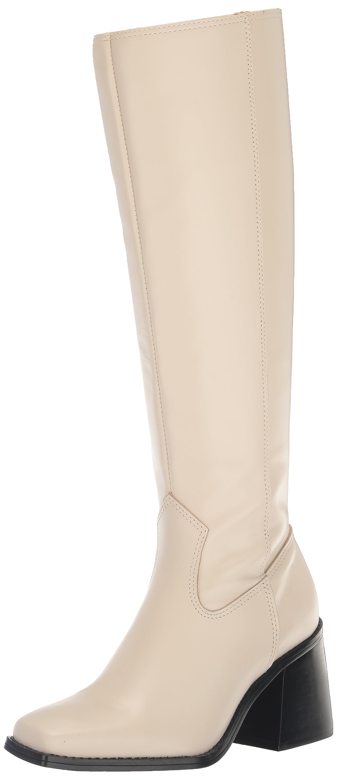 Vince Camuto Women’s Sangeti Stacked Heel Knee High Boot Fashion, Swan, 7