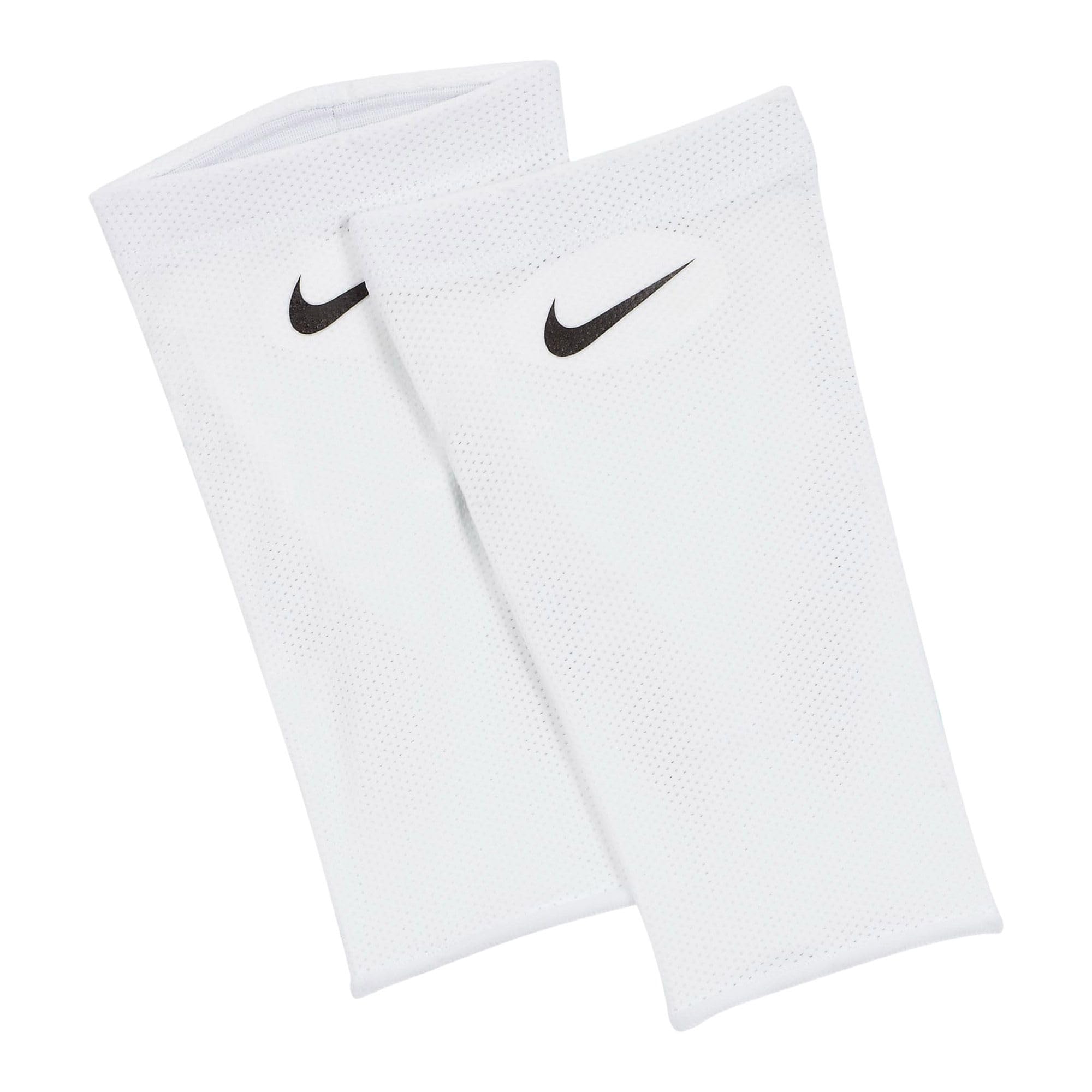 NIKE Unisex Guard Lock Elite Soccer sleeves, White/Black/Black, S UK