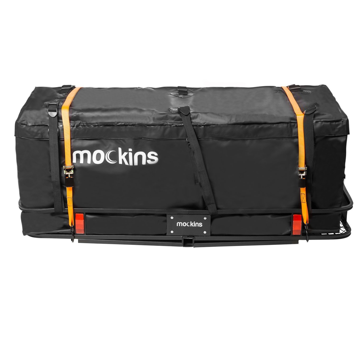 Mockins Hitch Mount Cargo Carrier with Cargo Bag and Net The Steel