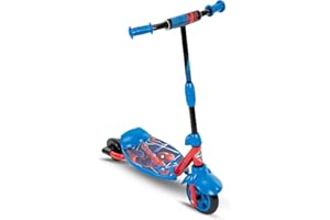 Huffy Disney and Marvel Toddler Kids 3-Wheel Scooters, Multiple Color Options, Ages 3+ Years Old, Durable Steel Frame, Portable, Girls/Boys, Non-Slip Deck, Character Graphics