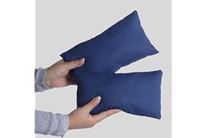 Marrywindix Tiny Pillow 2 Pack Small Decorative Pillow 9.5 x 5.5 in Travel Pillows Soft Pet Pillow for Camping Travel Sleeping Bed Sofa Neck Knee Wrist Support