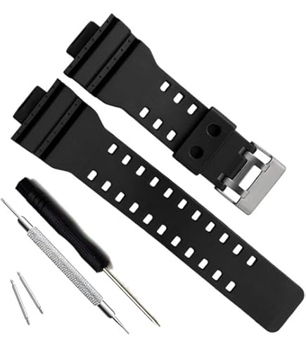 Amazon.com: Shangshi Rubber watch band Strap for Casio G-SHOCK GST