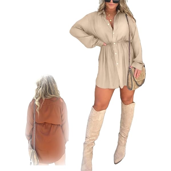 satin button up romper dress Amazon.com: 2025 New Satin Covered Nights Romper Dress for Women Causal  Long Sleeve Button Down Romper Dress with Shorts (Black, S) : Clothing,  Shoes & Jewelry