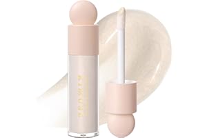 KIMUSE Natural Glow Liquid Filter, Weightless Liquid Highlighter Primer, Foundation Face Primer For a Long-Wear Radiant Glow Soft-Focus Look, Vegan & Cruelty-Free