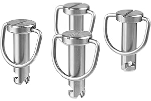 LangPu Harley 1/4 Quarter Turn Fastener with Washers/Saddlebag Fasteners Mounting Pin Bolts for Harley Touring Softail Road Glide Road King Electra Glide Street Glide FLHR FLHS All Years (Fasteners)