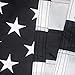 VSVO Thin Blue Line Flag 3x5 ft - Embroidered Stars - Sewn Stripes - Brass Grommets - Black White and Blue American Police Flag Honoring Law Enforcement Officers.