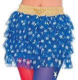 Rubie's Women's Dc Comics Wonder Woman Skirt with Gold Waistband, Multi, One Size