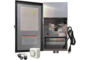 COLOER 600W (12V/13V/14V/15V/16V/17V/18V/22V) Multi-Tap Low Voltage Transformer with Timer&Photocell for Outdoor Landscape Lighting, Yard and Garden Lights, Fully Encapsulated Toroid Core,ETL Listed