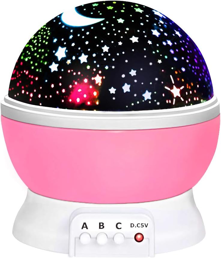 ATOPDREAM Amusing Moon Star Projector Light for Kids - Festival Gifts