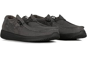 Howitzer Men's Slip-On Shoes We The People Patriot Sneakers with Camo Print Footwear