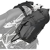 Rhinowalk Saddlebags 48L(24L*2) Waterproof Motor Side Bags Travel Luggage Motorbike Panniers for most Adventure and Sport Motorcycle Racks, 1 Pair