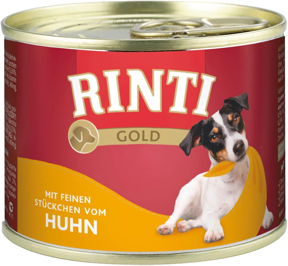 RINTI Gold chicken 12 x 185 g, 185 g (Pack of 12)