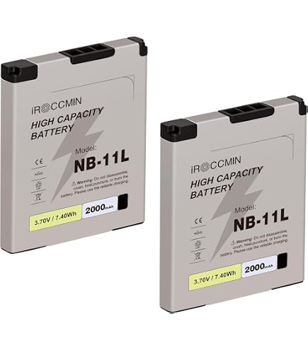 Amazon.com : Batteries 2 Pack for Canon PowerShot G5X, G7X ii