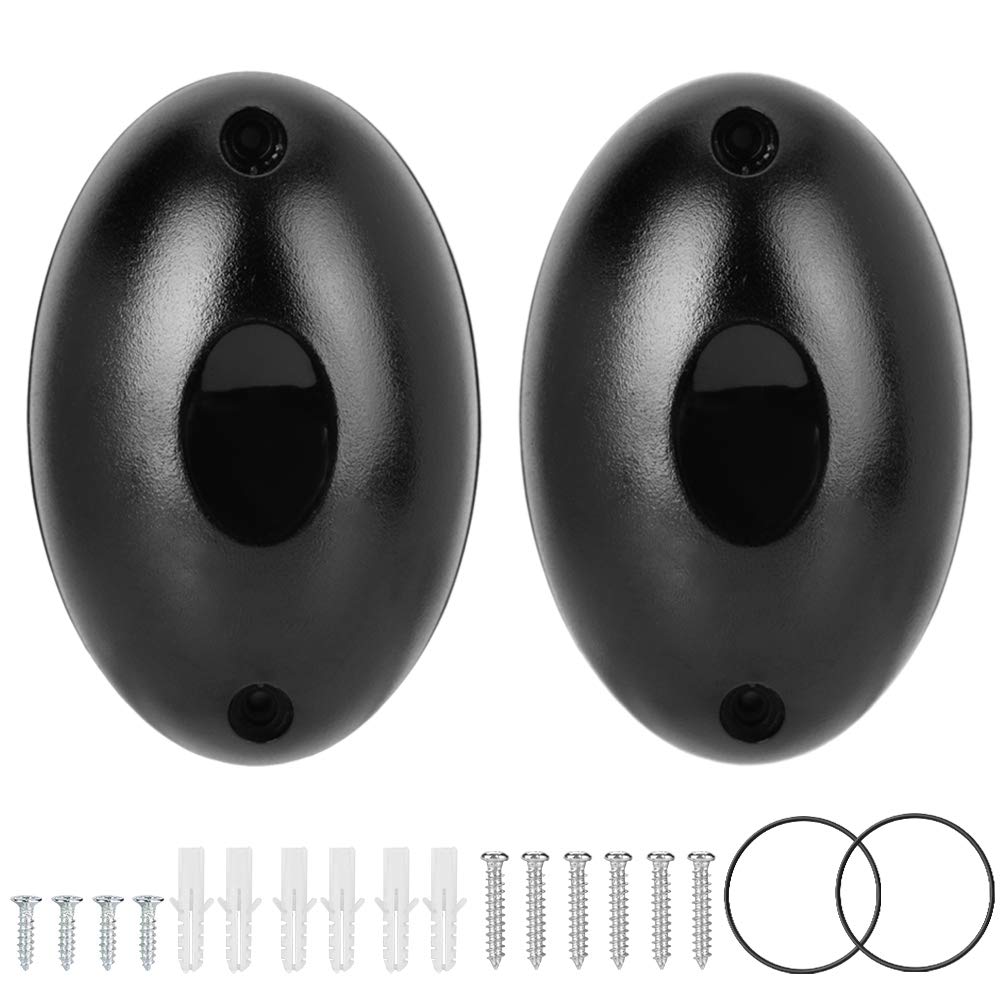 Single Beam Infrared Sensor,Door Single Beam Alarm Photoelectric PC Material 12V DC Infrared Detector for Home Security System BlackAlarm