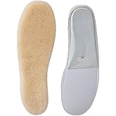 ABUSA Sheepskin Insoles Women's Premium Think Wool Fur Fleece Inserts Cozy & Fluffy 7 1 Pack