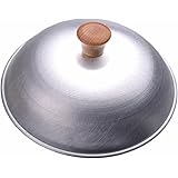 Aluminum Dome Wok Lid/Wok Cover, 11-Inches, (For 12" Wok), 18 Gauge, USA Made