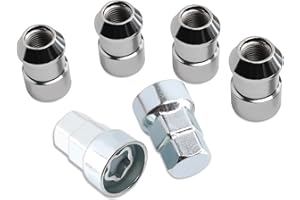 YWPXMY Wheel Lock Lug Nut kit Anti Theft 9/16-18 Thread Size, Compatible with Dakota Durango Ram 1500 2500 3500 & F-250 F-350 E-150 E-250 E-350 E-450 & Chevrolet C20 C30 K20 K30 P20 P30, and Other Models
