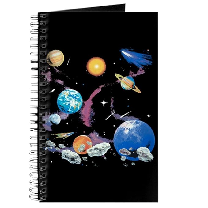 Amazoncom Journal Diary With Solar System And Asteroids