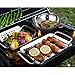 Extreme Salmon 3-Piece Mini Small Grill Topper Set, Heavy Duty Stainless Steel BBQ Grill Wok Grill Basket Grill Pan Set, Perfect for Grilling Vegetable, Diced Meat, Seafood and More
