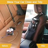 URAQT Upgrade Section Organizer Car Seat Storage Bag 3 Pockets Black view 7