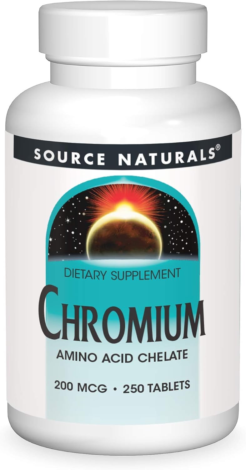 Source Naturals Chromium, Amino Acid Chelate Dietary