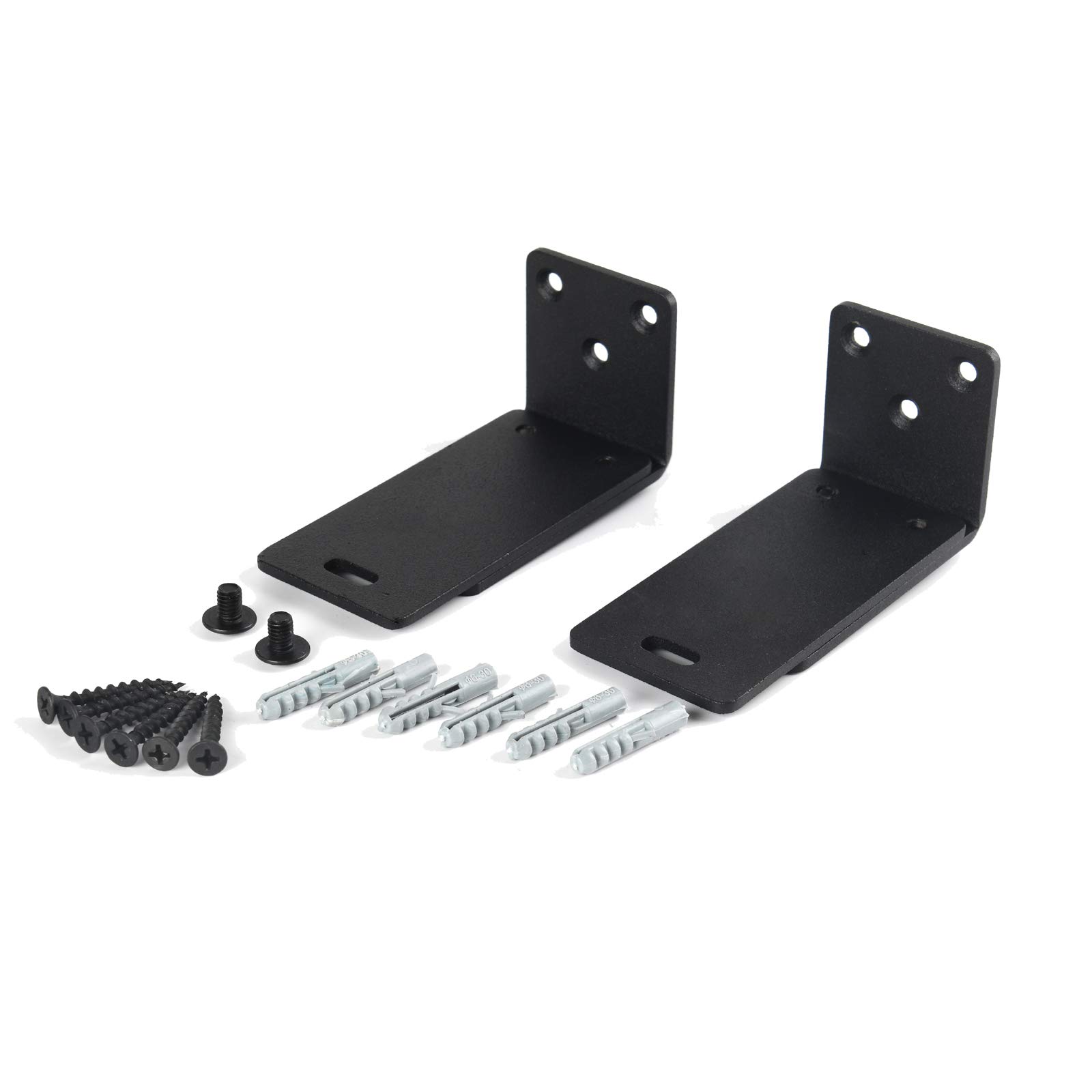 BSWAN Universal Speaker Wall Mount Bracket for Bose Soundbar 500 Soundbar 700 Soundtouch 300 Speaker (Black)