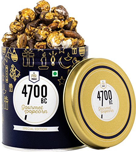 4700BC Nutty Tuxedo Chocolate Popcorn, Tin, 125g