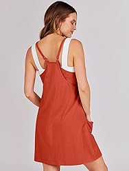 ANRABESS Women Summer Mini Romper Dress Workout