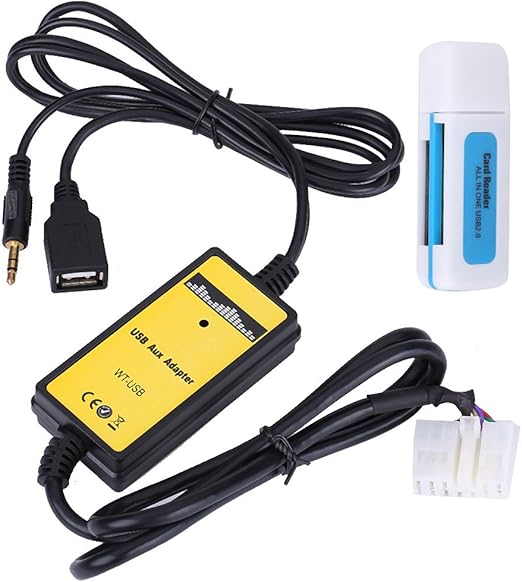 Qiilu Aux In Adapter, Auto USB Aux In Adapter MP3: Amazon.de: Elektronik