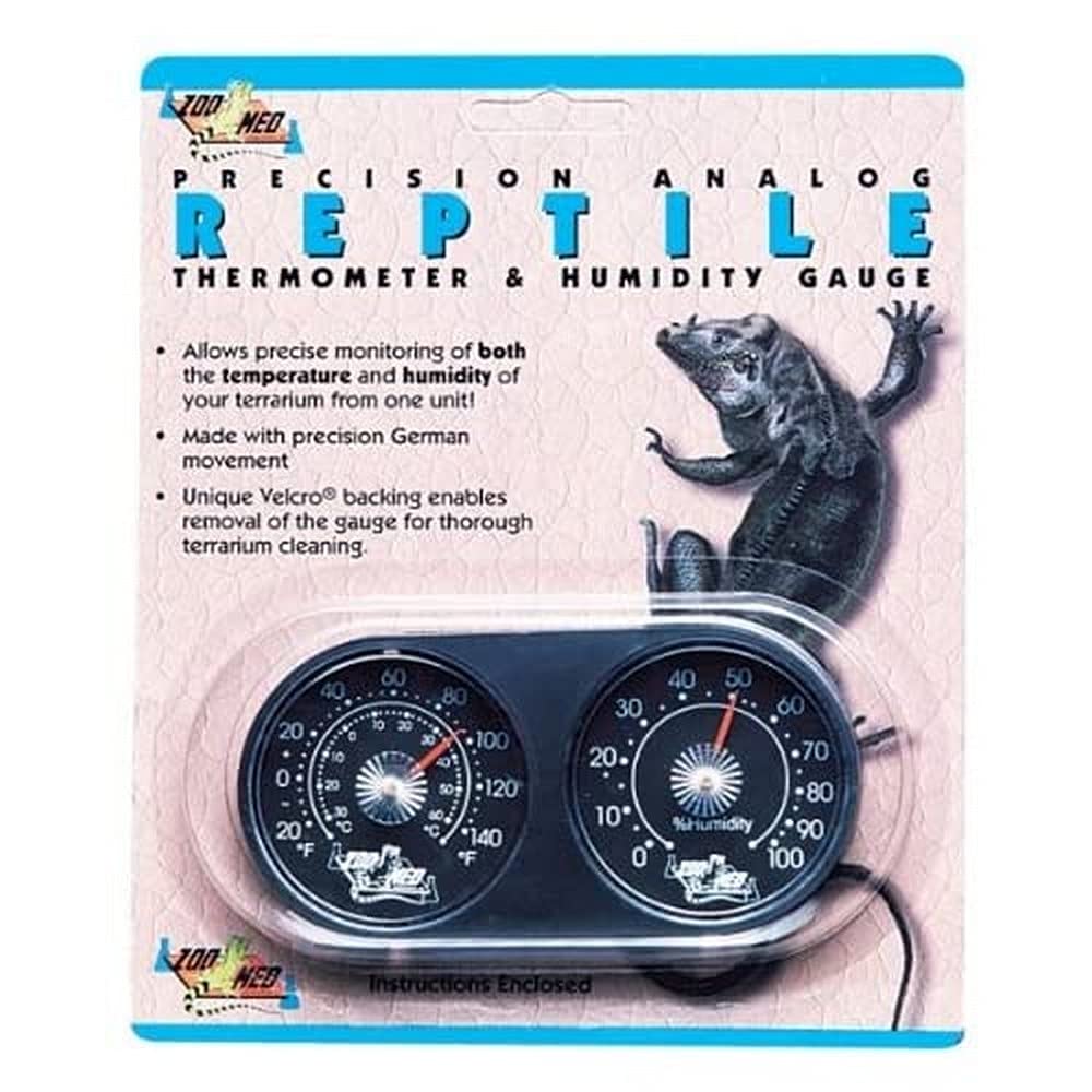Zoo Med TH-22 Analogue Thermometer and Humidity Gauge