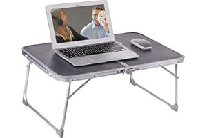 Foldable Laptop and Bed Table with Storage, Portable Mini Lap Desk for Legs, Ideal for Study, Reading, Picnic, Breakfast,and 