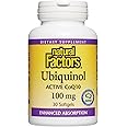 Natural Factors Ubiquinol Active CoQ10 100 mg, High-Absorption Coenzyme Q10 Supplement for Energy, Heart and Cognitive Support, 100mg, 30 Softgels