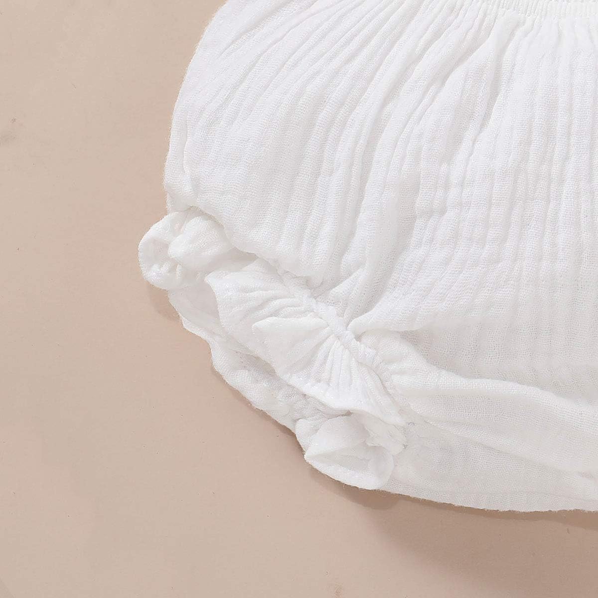YOUNGER TREE Newborn Toddler Baby Girls Kids Cotton Linen Bloomer Shorts Diaper Cover Clothes: Clothing