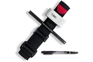 Soves Tourniquet, Tourniquet Kit [Upgraded Metal 37.4" Windlass Rod], Tactical Arterial Emergency Hemostasis, Combat Tourniquets Medical First Aid Kit, Rescue Military Tourniquets 1 Pack with 1 Pen