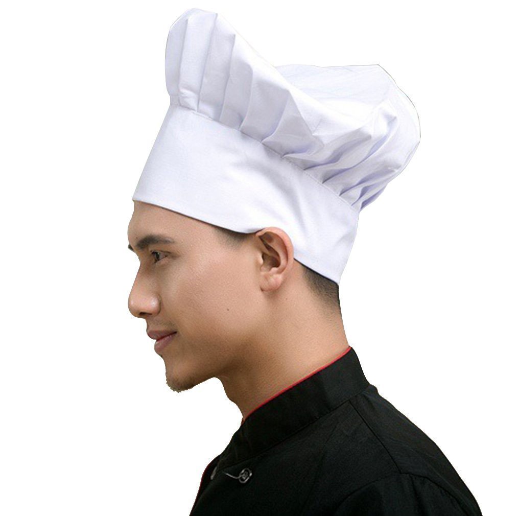 AFYHA Chef Hat, Set of 3 Adult Adjustable Elastic Baker hats, Kitchen