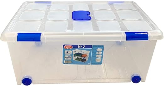Plastic Forte - Caja de ordenación n 7 70 litros: Amazon.es: Hogar