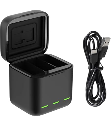 GoPro Dual Ladegerät + Akku für Hero 5 / 6 / 7 - kaufen bei