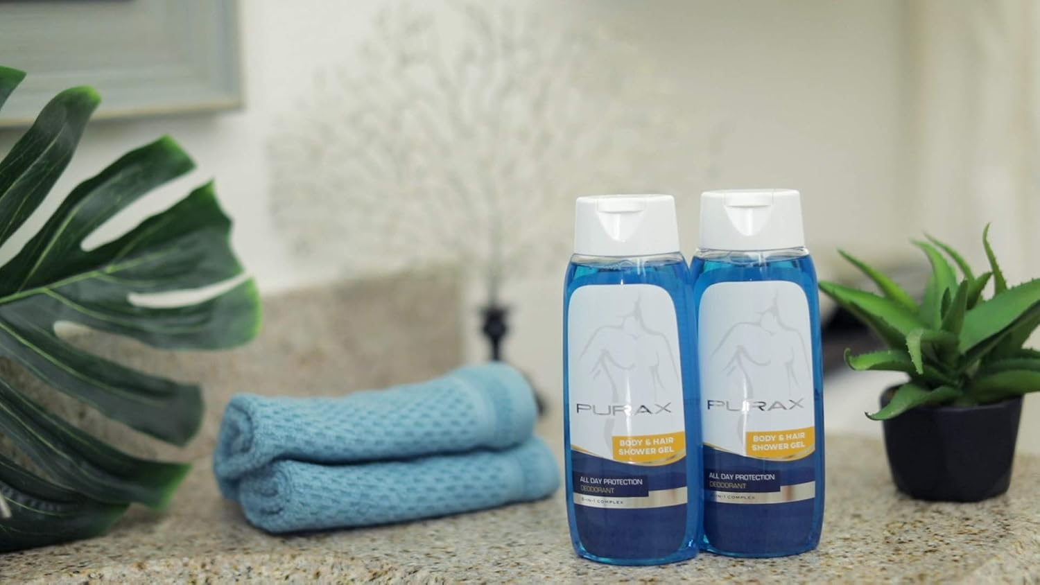 PURAX Deodorant Shower Gel 200ml, blue, 200 ml (Pack of 1) - Image 4