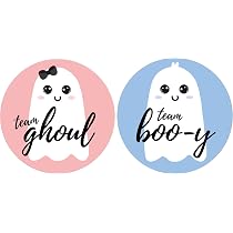 Amazon.com: Little Ghost Halloween Boo Baby Género Reveal Party ...